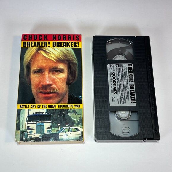 Vintage VHS Tape: Chuck Norris 'BREAKER, BREAKER" - Picture 5 of 6